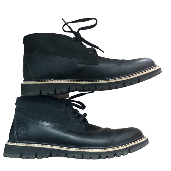 TIMBERLAND MEN'S BRITTON HILL CHUKKA BLACK size 9 - Picture 3 of 6